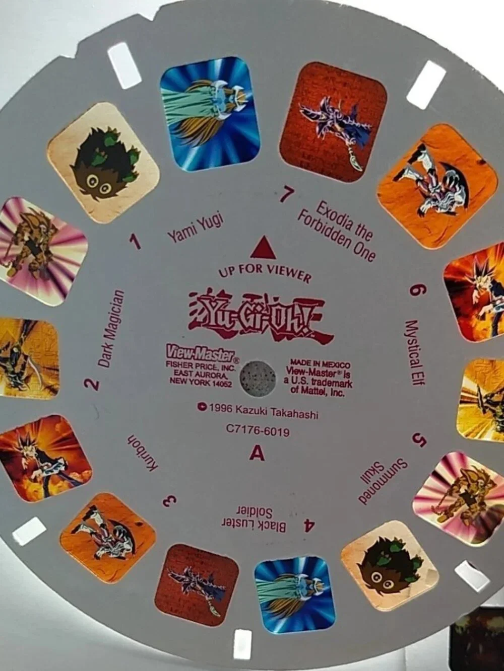 Yu-Gi-Oh! 1996 3D View-Master- 3 Reels and Case